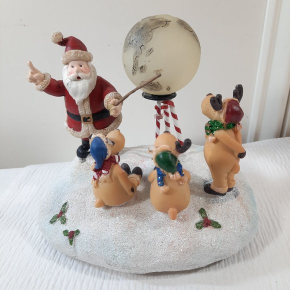 Nature's Mark Animated Santa's Reindeer Flight School DOES NOT WORK READ/BROKEN - Picture 12 of 14